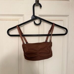 Brown SKIMS Seamless Sculpt Bralette